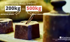 Ile mosiądzu w pianinie? Fakty, mity i waga [1-5 kg]