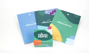 Boeken en werkboeken van de "Prikkelprofiel" serie, een sensory profile vragenlijst volwassenen.