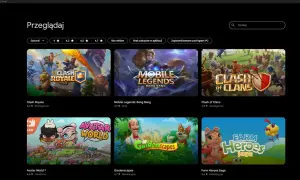 Gry Google Play na PC: Clash Royale, Mobile Legends, Clash of Clans, Avatar World, Gardenscapes, Farm Heroes Saga.