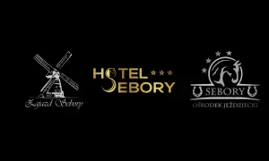 Logo zajazdu, hotelu i ośrodka jeździeckiego Sebory.