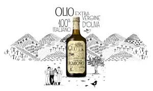 Olio 100% italiano, monocultivar Pomponio, che racconta la storia di una famiglia e del suo territorio.