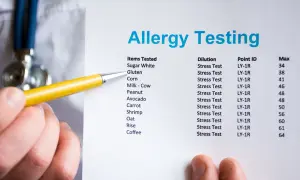 Wyniki testów alergicznych wskazują na potencjalne choroby powodowane przez gluten.