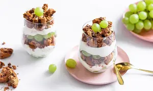 Trauben-Keks-Dessert: Einfach & schnell | No-Bake Rezepte