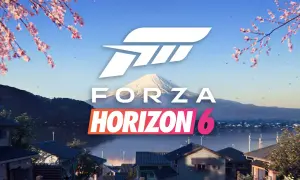 Japoński krajobraz z górą Fudżi i kwitnącą wiśnią. Czy to zapowiedź Forza Horizon 6 kiedy?