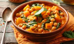 Curry z ciecierzycą - Jak zrobić pyszne curry z batatami i szpinakiem