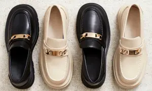 Czarne mokasyny damskie stylizacje, które odmienią twój look na każdą okazję