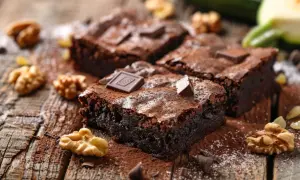 Brownie z cukinii - Fit przepis na zdrowe brownie bez cukru