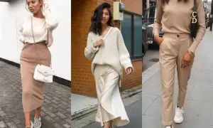 Beżowy sweter stylizacje: jak nosić go modnie na każdą okazję?