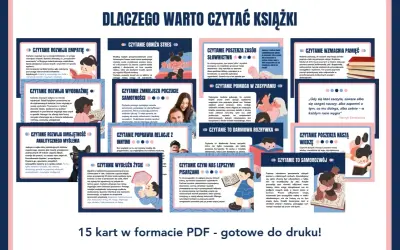 Dlaczego czytanie jest ważne? Rozwija empatię, obniża stres, poszerza słownictwo, wzmacnia pamięć i pomaga w zasypianiu. To darmowa rozrywka i samorozwój.