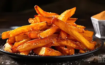 Idealne frytki z batatów: Chrupkość, czas i temperatura smażenia