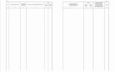 Pusta karta z tabelą do wypełnienia, stanowiąca książkę kontroli przedsiębiorcy. Zawiera kolumny na dane organu kontroli, zakres, daty, zalecenia i podpisy.