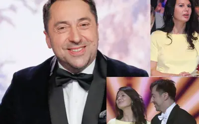 Marcin Miller z żoną. Wiek żony Marcina Millera jest tajemnicą, ale na zdjęciu wygląda na szczęśliwą.