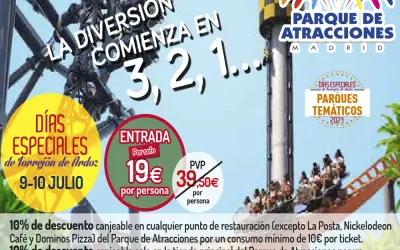 Los mejores cupones descuento parque de atracciones para ahorrar hoy