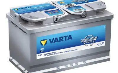 Akumulator samochodowy Varta AGM, 12V 80Ah 800A. Idealny do systemów Start-Stop.