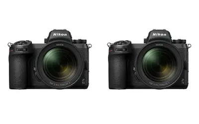 Dwa aparaty Nikon Z6 II z obiektywami NIKKOR Z 24-70mm f/4 S. Idealne do testów i profesjonalnych zastosowań.