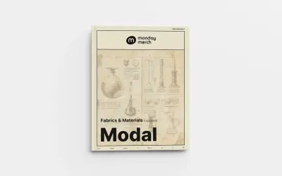 Das Cover erklärt, was Modal ist. Es zeigt alte Illustrationen von Laborgeräten und Textilien.