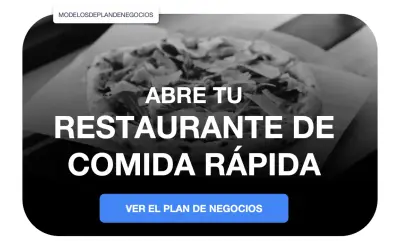 Abre tu restaurante de comida rápida. Plan de negocios para tu emprendimiento gastronómico.