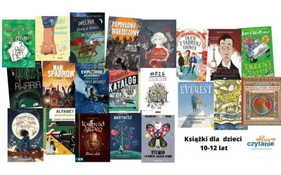 Książki dla 12 latki: "Moje życie jako rysownik", "Nan Sparrow", "Explorer Academy", "Kroniki Archeo" i wiele innych przygód.