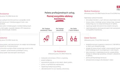Ergo Hestia Assistance oferuje pomoc w domu, samochodzie i dla bliskich. Zapewnia wsparcie w nagłych wypadkach.