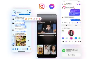 Zaktualizuj Messengera, aby wysyłać GIF-y, oglądać filmy i udostępniać zdjęcia.