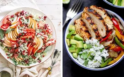Sałatka z kurczakiem: 250 czy 900 kcal? Zrób ją zdrowo!