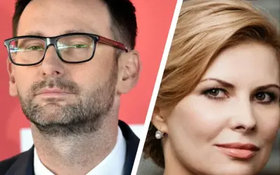 Daniel Obajtek z żoną i dziećmi.