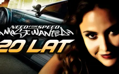 Need for Speed Most Wanted 20 lat. Szybka jazda i wściekła muzyka w tle.
