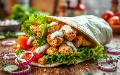 Ile kalorii ma kebab z kurczakiem? Sprawdź, co wpływa na kaloryczność