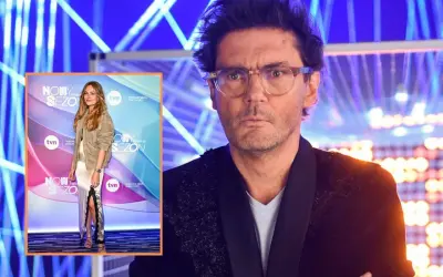Żaneta Rosińska, wiek nieznany, na tle niebieskich świateł. Obok niej mężczyzna w okularach.