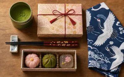 Piękne słodycze wagashi i matcha to idealne pomysły, co przywieźć z Japonii.