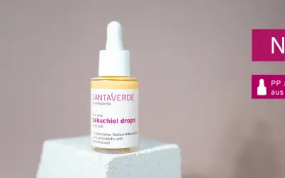 SANTA VERDE Bakuchiol Drops: Die pflanzliche Retinol-Alternative mit antioxidativer und regenerierender Wirkung. Neu & aus Recycling.