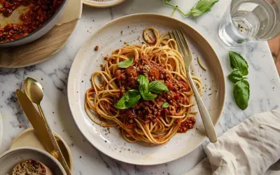 Idealne spaghetti z granulatem sojowym? Poznaj mój przepis!