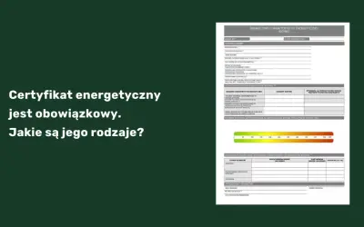 Świadectwo charakterystyki energetycznej budynku to ważny dokument. Na zdjęciu widzimy jego fragment, zawierający dane dotyczące zapotrzebowania na energię.