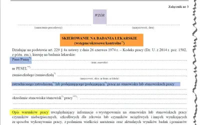Ile czasu na badania do pracy? Musisz mieć orzeczenie przed startem!