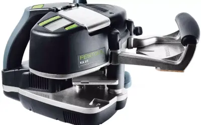 Machine Festool KA 65 pour le chant, avec son design ergonomique et sa technologie de pointe, elle permet un conturo parfait.