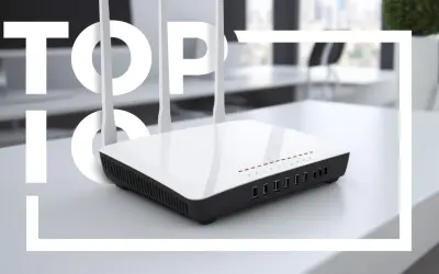 Nowoczesny router Wi-Fi, idealny wybór, jeśli zastanawiasz się, jaki router do domu wybrać.