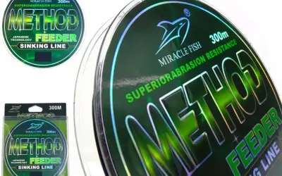 Jaka żyłka na spławik? Zestaw żyłek "Method Feeder" 300m, sinking line, odporna na przetarcia, japońska technologia.