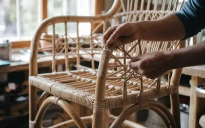 Pęknięty rattan? Jak naprawić krzesło rattanowe krok po kroku