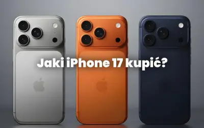 Trzy iPhone'y 17 w różnych kolorach: srebrny, pomarańczowy i granatowy. Zastanawiasz się, który iPhone ma najlepszy aparat?