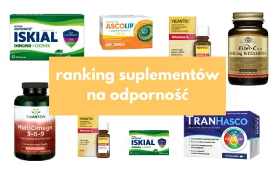 Suplementy diety na odporność: Iskial, Ascolip, Vigantol, Ester-C Plus, MultiOmega, Trinhasco.