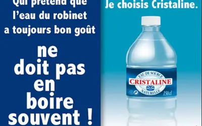 Qui prétend que l'eau du robinet a toujours bon goût ne doit pas en boire souvent ! Je choisis Cristaline. L'eau cristalline est-elle bonne pour la santé ?