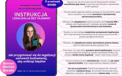 Instrukcja legalizacji samowoli budowlanej. Poznaj zasady i unikaj błędów, by obniżyć koszty legalizacji.