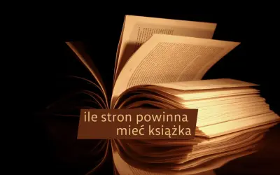 Otwarta książka, której strony wirują, zastanawiając się, ile stron ma lektura.