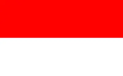 Flaga Monako i Indonezji, dwie czerwono-białe flagi, symbolizujące dumę narodową i bogatą historię.