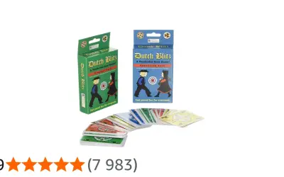 Zestaw kart Dutch Blitz. Poznaj zasady tej szybkiej gry karcianej, idealnej dla całej rodziny.
