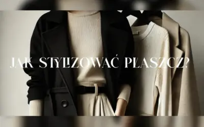 Elegancki rino&pelle płaszcz w stylizacji z beżowym swetrem i spodniami. Jak stylizować płaszcz?