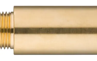 Rallonge 1/2 mâle femelle en laiton, pour extension de tuyauterie.