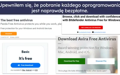 Szukasz dobrego programu antywirusowego za darmo po polsku do pobrania? Zobacz oferty Panda, Bitdefender i Avira.