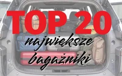Otwarty bagażnik SUV-a wypełniony po brzegi walizkami, torbami i koszami. Idealny na podróż, gdy potrzebujesz dużo miejsca.