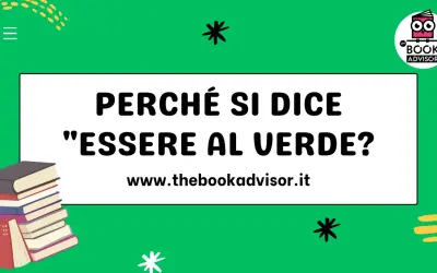 Perché si dice "essere al verde"? Un libro aperto con un gufo occhialuto spiega il significato di questa espressione.
